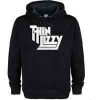 Amplified Men's Thin Lizzy Logo Hoodie in Black | Size: Large