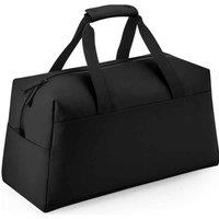 Bagbase Men's Weekender Matte PU Duffle Bag in Black