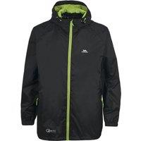 Trespass Men's Qikpac Waterproof Jacket in Black | Size: 3XS