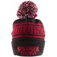 Stranger Things Men's The Upside Down Pom Pom Beanie in Black