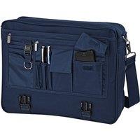 Quadra Men's Portfolio Briefcase Bag - 12 Litres Pack of 2 in Navy