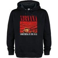 Amplified Men's Something In The Way Nirvana Hoodie in Black | Size: XL