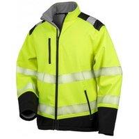 Result Men's Safe-Guard Ripstop Safety Soft Shell Jacket in Yellow | Size: 2XL