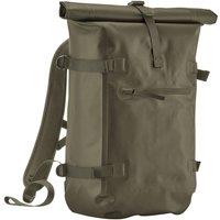 Quadra Men's Tailored Luxe Roll Top Backpack in Olive