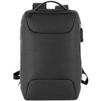Kimood Men's Business Hardbase Backpack in Black