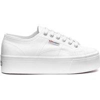 Superga Women's 2790 Linea Up Down Trainers in White | Size: 8