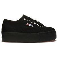 Superga Women's 2790 Linea Up Down Trainers in Black | Size: 7