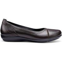 Hotter Women's 'Robyn II' Ballet Pumps in Chocolate | Size: 6