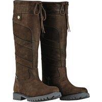 Dublin Women's Kennet Leather Boots in Chocolate | Size: 3
