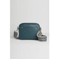 Betsy & Floss Women's Crossbody Bag With Aztec Strap in Teal