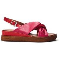 Moda In Pelle Women's 'Kalmia' Leather Flatforms in Pink | Size: 3