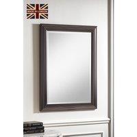 Yearn Mirrors Yearn Dark Chrome Wall Mirror 128.5x105.5cm in Metallics | Size: 128.5x105.5 cm