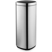 Swan 50L Square Sensor Bin in Silver | Size: A