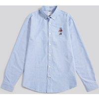 U.S. POLO ASSN. Men's Chuck Oxford Shirt in Pale Blue | Size: Medium