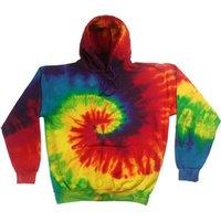 Colortone Men's Rainbow Tie Dye Pullover Hoodie | Size: 2XL