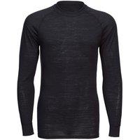 Portwest Men's Merino Wool Crew Neck Long-Sleeved Thermal Top in Black | Size: 2XL