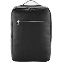 Quadra Men's Tailored Luxe PU Backpack in Black