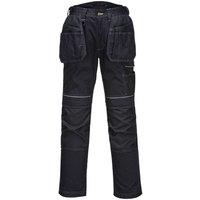 Portwest Men's Padded Work Trousers in Black | Size: 42R