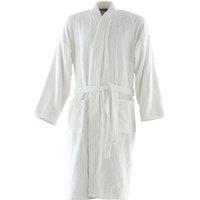 Towel City Women's Kimono Bath Robe Towel (400 GSM) in White | Size: S/M