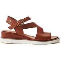 Moda In Pelle Women's 'Kapur' Leather Flatforms in Tan | Size: 7