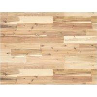 Berkfield Home Desk Top Untreated 100x60x4 cm Solid Wood Acacia in Brown | Size: 100 x 60 x 4 cm