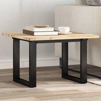 Berkfield Home Table Top Square 60x60x2 cm Solid Wood Acacia in Brown | Size: 60 x 60 x 2 cm