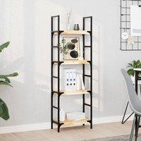 Berkfield Home Floating Shelf 60x20x4 cm Untreated Solid Wood Acacia in Brown | Size: 60 x 20 x 4 cm