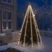 Berkfield Home Christmas Tree Net Lights with 250 LEDs Cold White 250 cm
