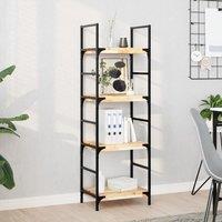 Berkfield Home Floating Shelves 2 pcs 60x30x4 cm Untreated Solid Wood Acacia in Brown | Size: 60 x 30 x 4 cm