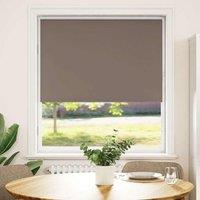 Berkfield Home Roller Blind Blackout Coffee 95x150 cm Fabric Width 90.7 cm Polyester in Brown