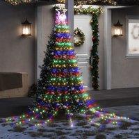 Berkfield Home Christmas Tree light 320 LEDs Colourful 375 cm