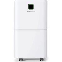 MONHOUSE 12L/Day Digital Dehumidifier - Sleep Mode 24HR Timer Portable Quiet in White