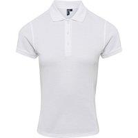 Premier Women's Coolchecker Plus Piqu Polo With CoolPlus in White | Size: 2XL
