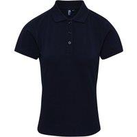 Premier Women's Coolchecker Plus Piqu Polo With CoolPlus in Navy | Size: 3XL