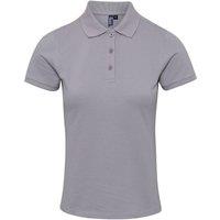 Premier Women's Coolchecker Plus Piqu Polo With CoolPlus in Silver | Size: XS