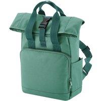 Bagbase Men's Roll Top Twin Handle Backpack in Green