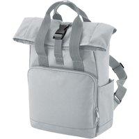 Bagbase Men's Roll Top Twin Handle Backpack in Light Grey
