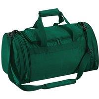Quadra Men's Plain Sports Holdall in Bottle Green