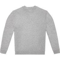 B&C Men's ID.222 Crew Neck Sweatshirt in Grey | Size: 5XL