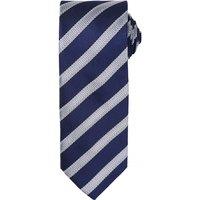 Premier Men's Waffle Stripe Formal Business Tie Pack of 2 in Navy