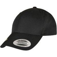Flexfit Men's Twill Snapback Cap in Black