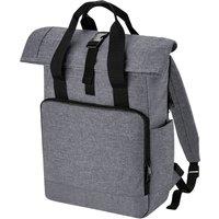 Bagbase Men's Roll Top Twin Handle Backpack in Grey