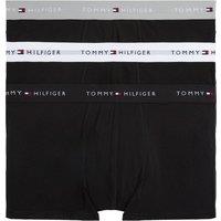 Tommy Hilfiger Men's Signature 3P Wb Trunk Grey/Black/White in Black | Size: Large