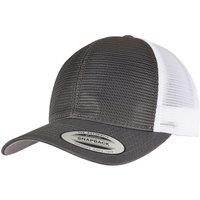 Flexfit Men's 360 Omnimesh Mesh Two Tone Cap in Pale Grey