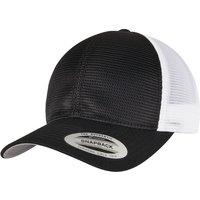Flexfit Men's 360 Omnimesh Mesh Two Tone Cap in Black