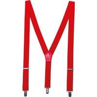 Premier Men's Clip-On Trouser Braces in Red