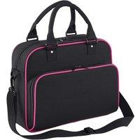 Bagbase Men's Dance Contrast Piping Carry Bag in Black