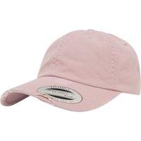Flexfit by Yupoong Men's Low Profile Destroyed Cap in Pink