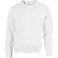 Gildan Men's Heavy Blend Crew Neck Sweatshirt in White | Size: 4XL