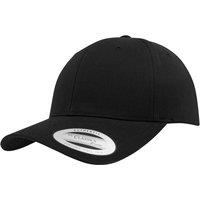 Yupoong Men's Flexfit Classic Curved Snapback Cap in Black